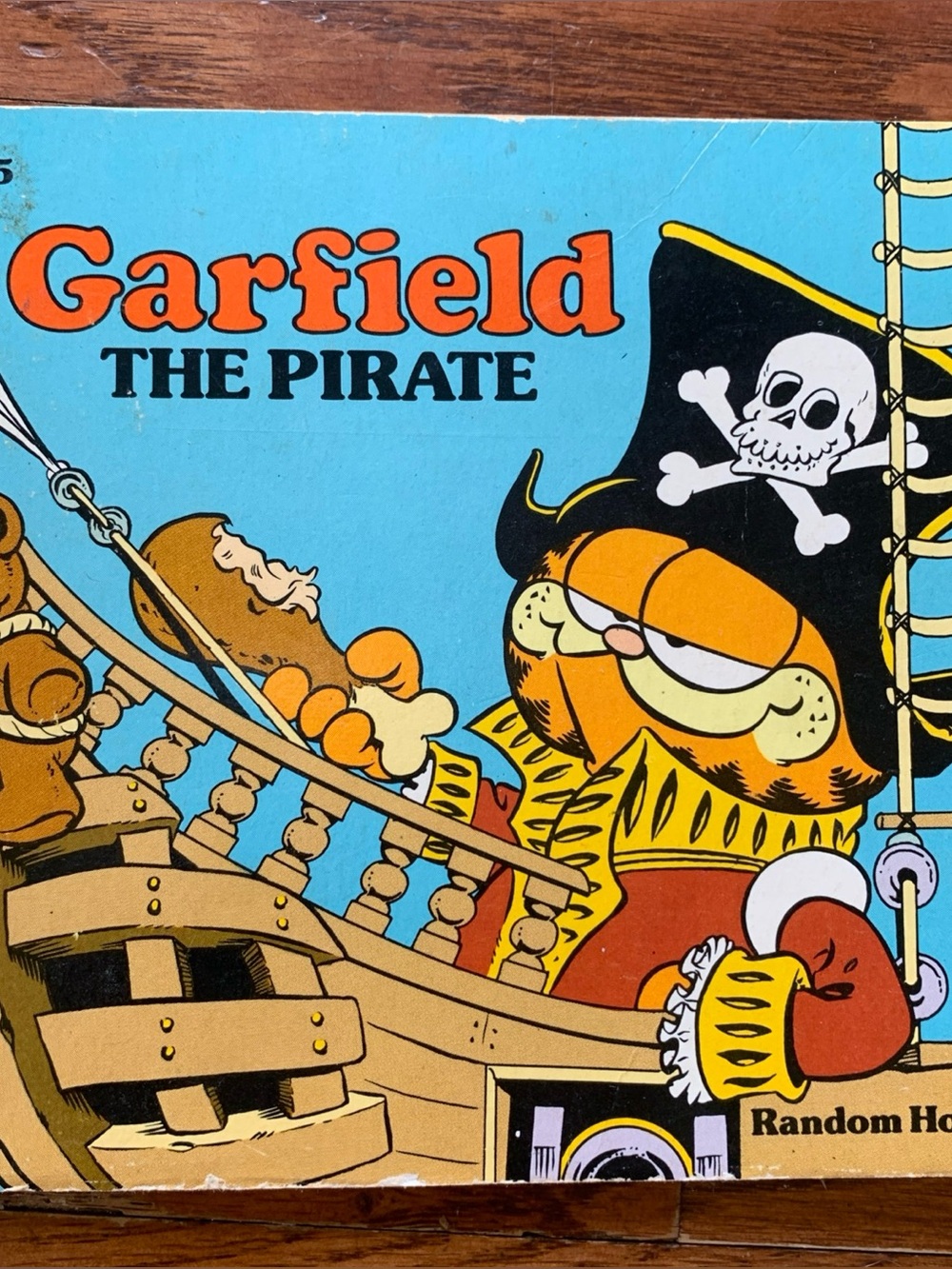 Vintage 1982 Garfield The Pirate Book